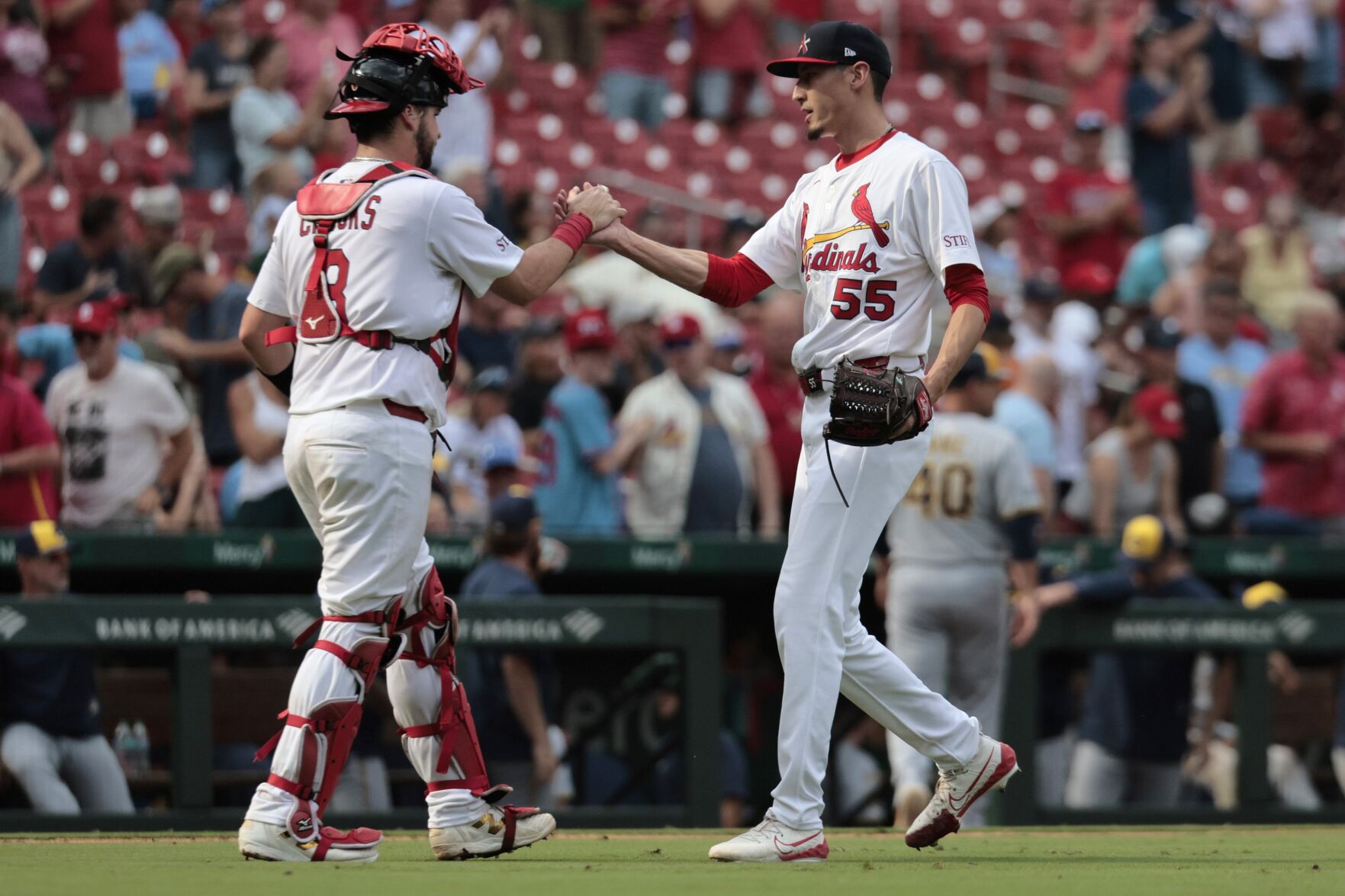 Cardinals host Brewers Sunday